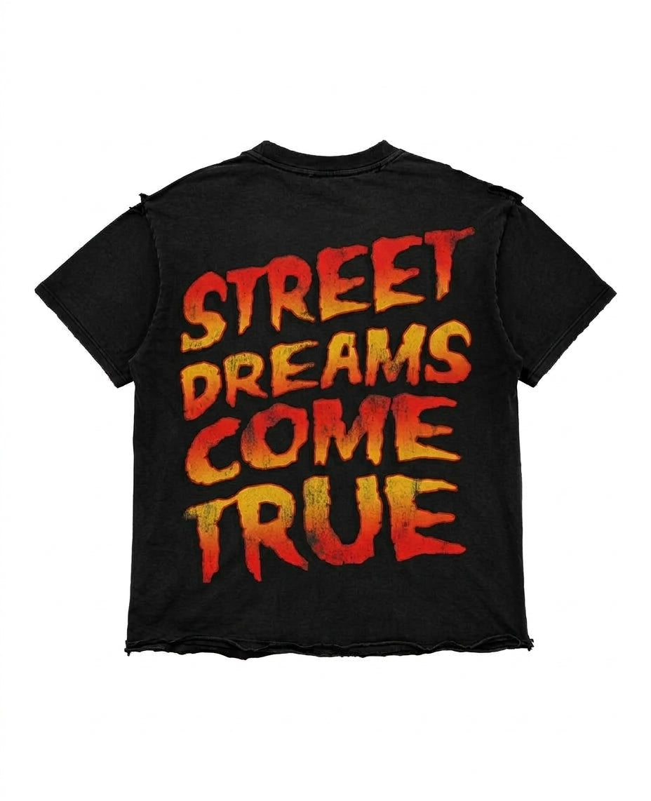 “Come True” Distressed Tee