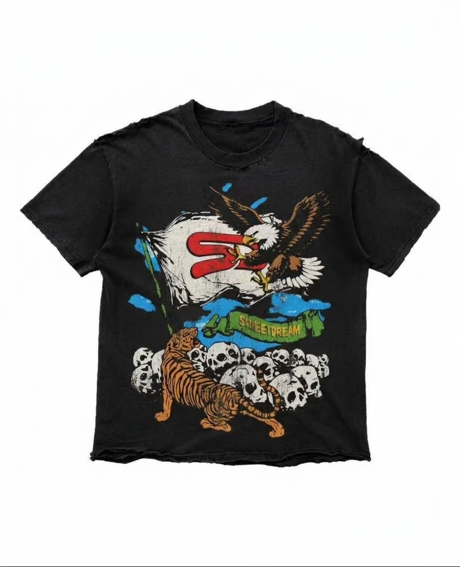“Come True” Distressed Tee